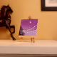 Purple Sky Mini Canvas with Fairy Lights Art
