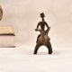 Indian Tribal Art Vintage Brass Statue of Animal with Rider
