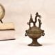 Tribal Art Vintage Brass Sindoor Box for Home Decoration