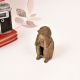 Vintage Handcrafted Tribal Brass Monkey Statue in Odisha Art