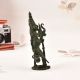 Finest Tribal Brass Lord Ganesha Statue with Trident and Kamandal