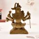 Handmade Vintage Brass Lord Shiva Statue in Himalayan Art