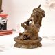 Vintage Antique Brass Lord Ganesha Statue for Decoration