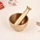 Vintage Decorative Brass Pestle and Mortar for Vintage Decor