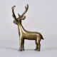 Handcrafted English Art Brass Deer Statue for Decoration