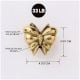 Golden Brass Butterfly Wall Hooks-3 Pieces
