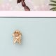 Golden Brass Rose Drawer Knob