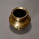 A Holy Water Pot With Dotted Design Made Of Pure Brass