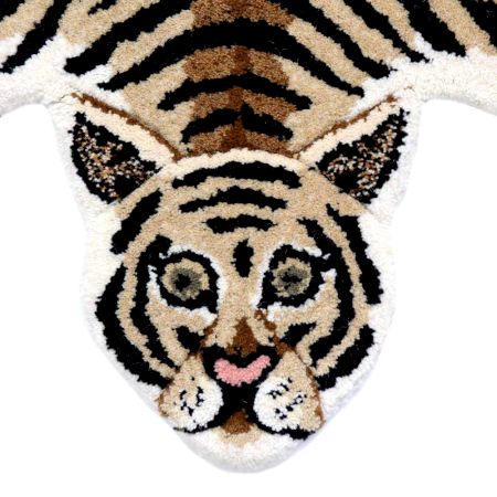Drowsy Tiger Rug Woolen Hand Tufted Rug