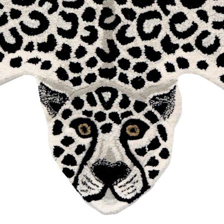 Rug Hand Tufted Woolen Snowy Tiger Rug For Kids Room