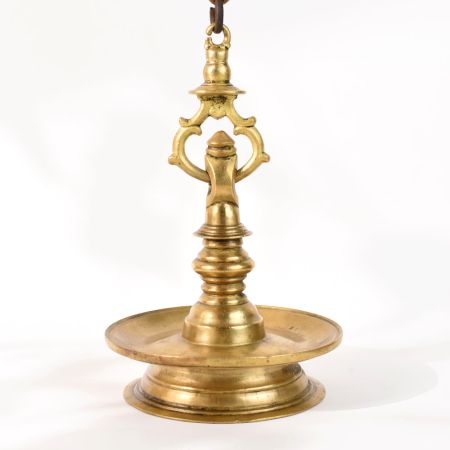 Brass Thoku Villaku Hanging Diya Oil lamp