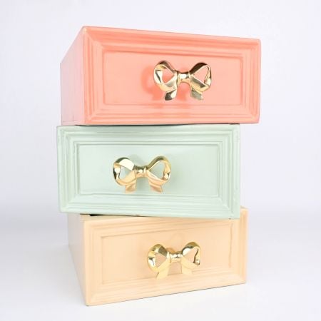 Brass Modern Gold Bow Drawer Knob