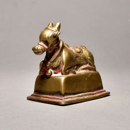 Sitting Bull (nandi) In Pure Brass Material