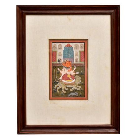 Paper Painting Of Lord Ganesha From Himalayan Art