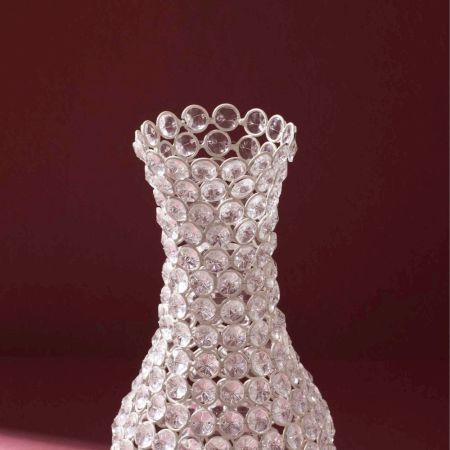 Radiant Crystal Bloom Showpiece (Pristine White)