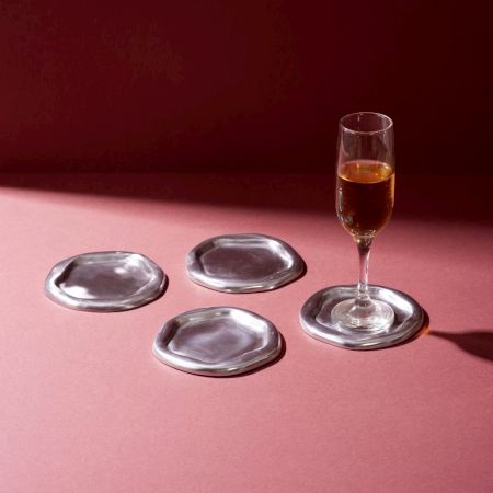 Radiant Hexagon Coaster Set