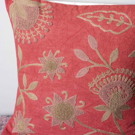 Ruby Glow Pillow Cover
