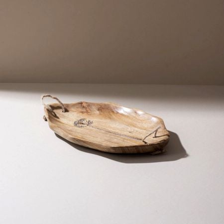 Heartfelt Curved Charm Oval Platter