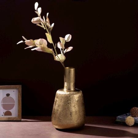 Golden Bell Artisan Vase