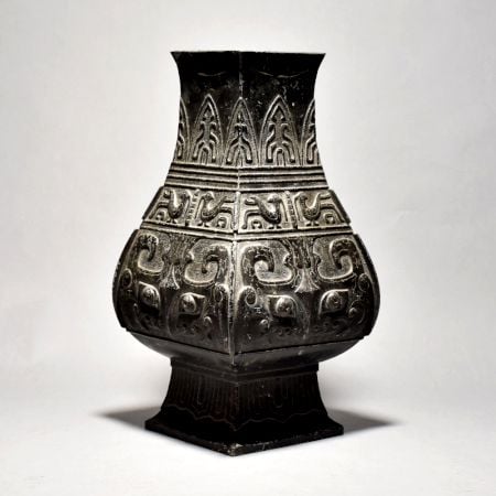 Vintage Pot With Fine Work for Decor