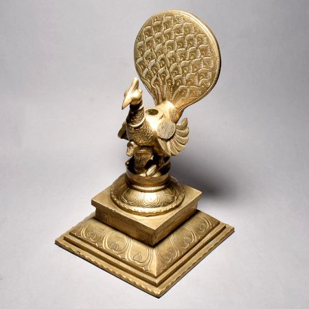 Artistic Peacock Stand From South India