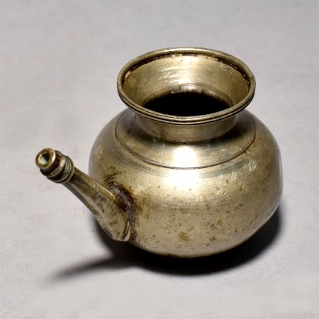 Vintage Holy Water Pot with Spout