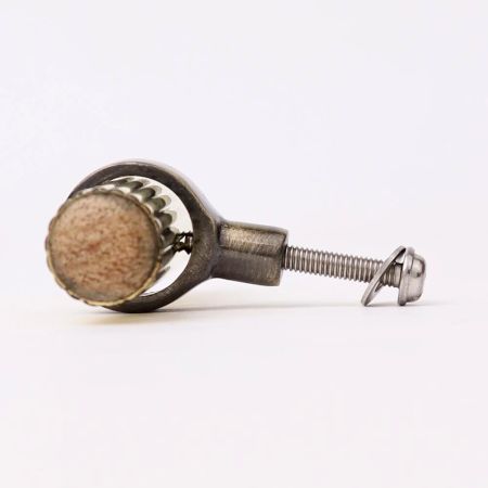 Adjustable Golden Brass and Wooden Tube Drawer Knob