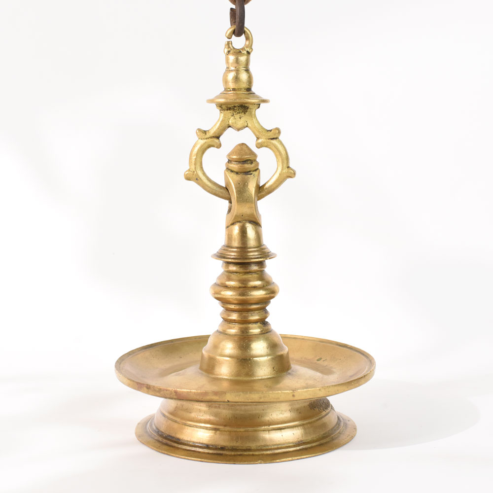 Brass Thoku Villaku Hanging Diya Oil lamp