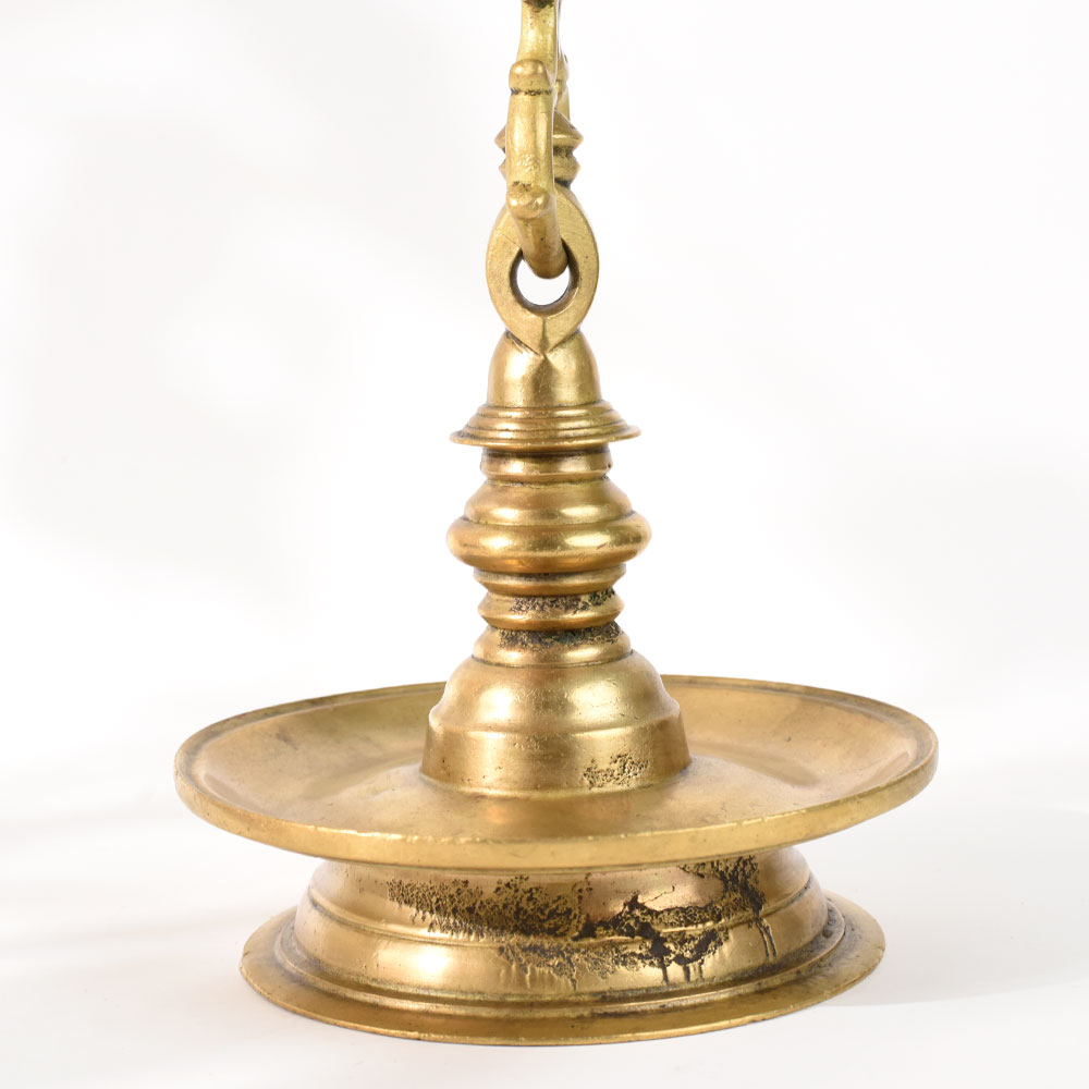 Brass Thoku Villaku Hanging Diya Oil lamp