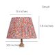 Multicolour Block Print Empire Lampshade
