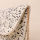 Monochrome Mist Hand-Beaded Sling Bag with Gold Chain Strap
