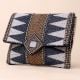 Majestic Mosaic Chevron Beaded Clutch with Chain Strap