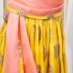 Yellow Gathered Anarkali Set with Hand Embroidery