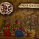 Hunting Phad Painting Raw Colour on Cloth Traditional Indian Folk Art