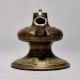 Vintage Small Brass Hooka Base From Central India