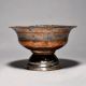 Vintage Copper Bowl Stand With Tin Plate