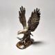 Antique Finish Eagle Standing In English Art