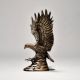 Antique Finish Eagle Standing In English Art