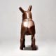 Vintage Iron Donkey Statue Handcrafted Collectible Figurine