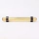 Adjustable Golden Brass and Wooden Tube Cabinet Handle (5 Inches)