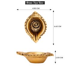 Conch Oil Lamp Diya For Diwali Festival
