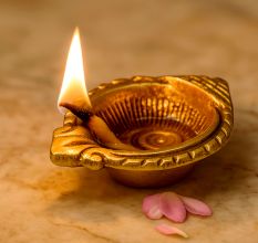 Conch Oil Lamp Diya For Diwali Festival