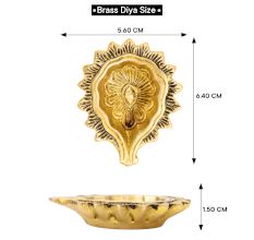 Brass Flower Bud Home Temple Mandir For Diwali Decoration