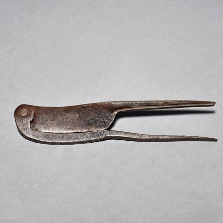 Vintage Iron Nut Cutter Handmade Collectible