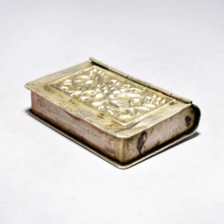 Vintage Carved Brass Cigarette Betel Leaf Box