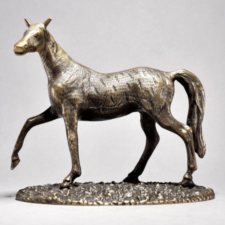 English Art Brass Horse Figurine