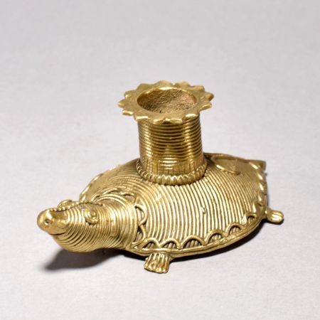 Turtle Design Candle and Incense Holder