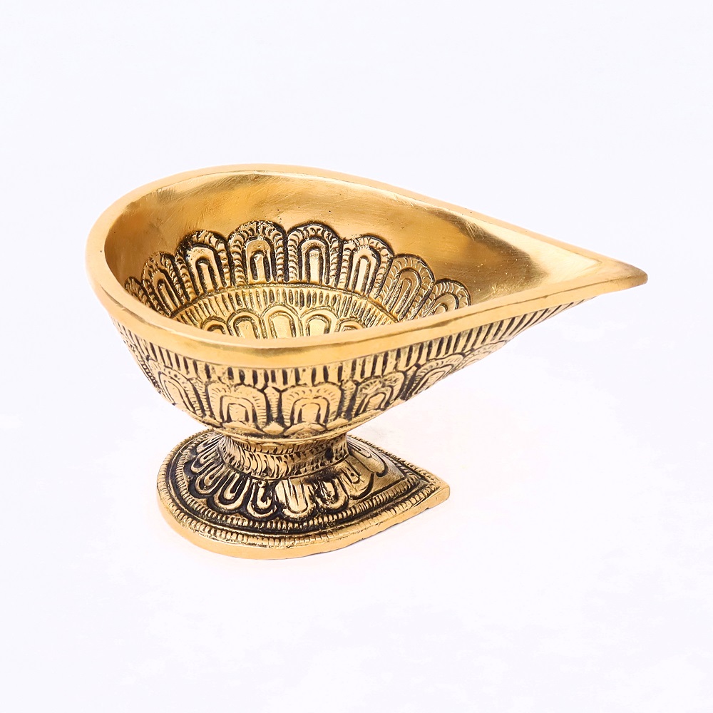 Brass Oil Lamp Decorative Diyas For Diwali