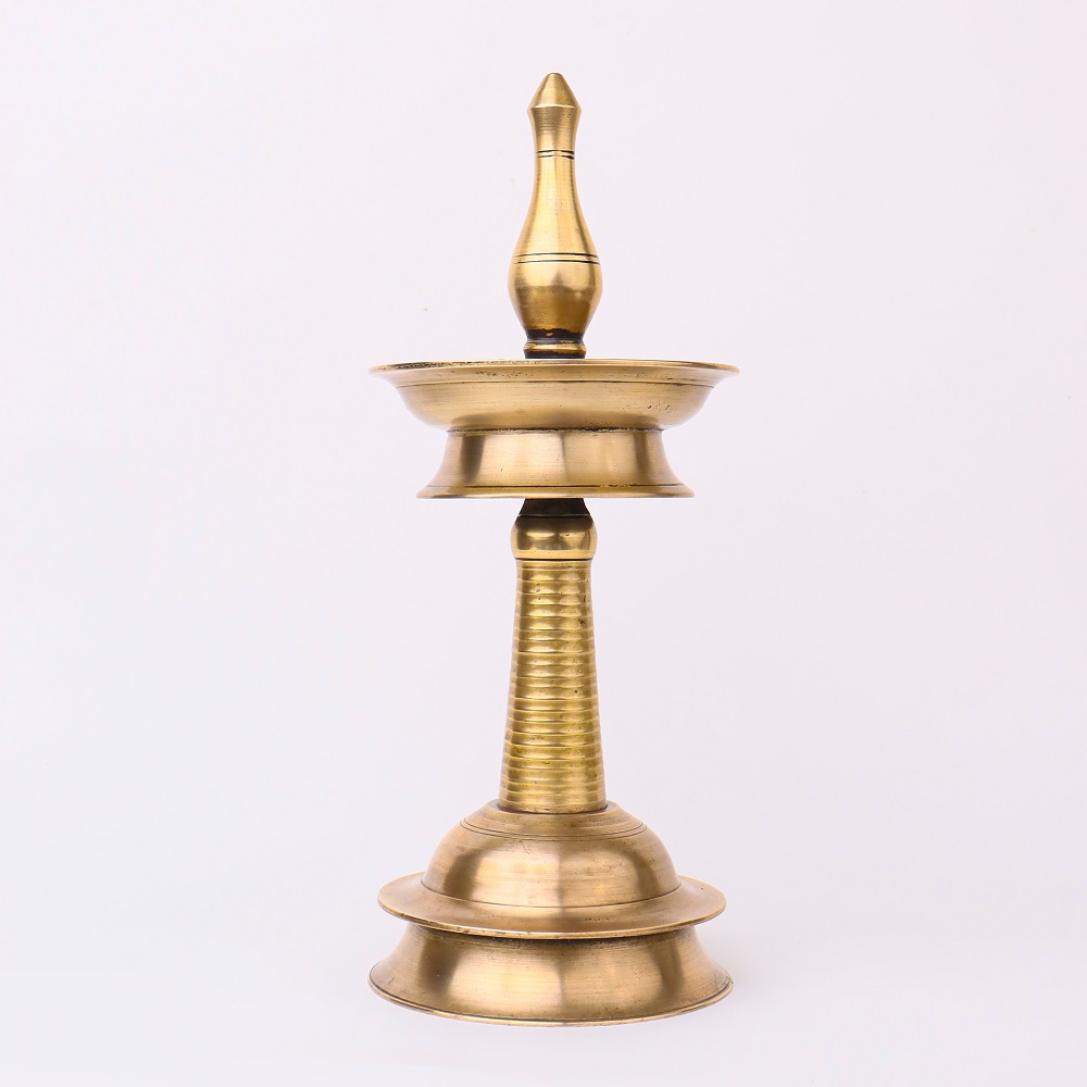 Sturdy Oil Lamp Made of Brass