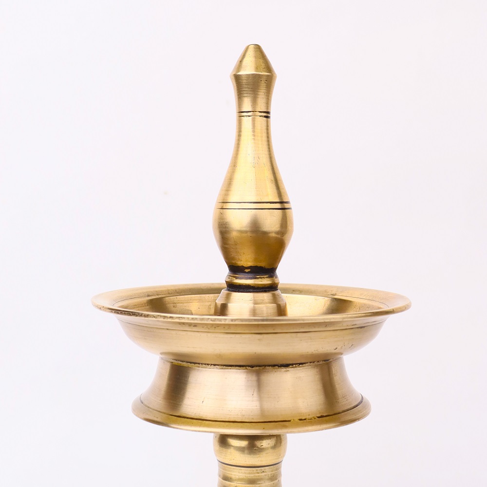 Sturdy Oil Lamp Made of Brass
